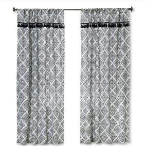 NWT Mudhut Masai Tassel Curtain Panel 55x84